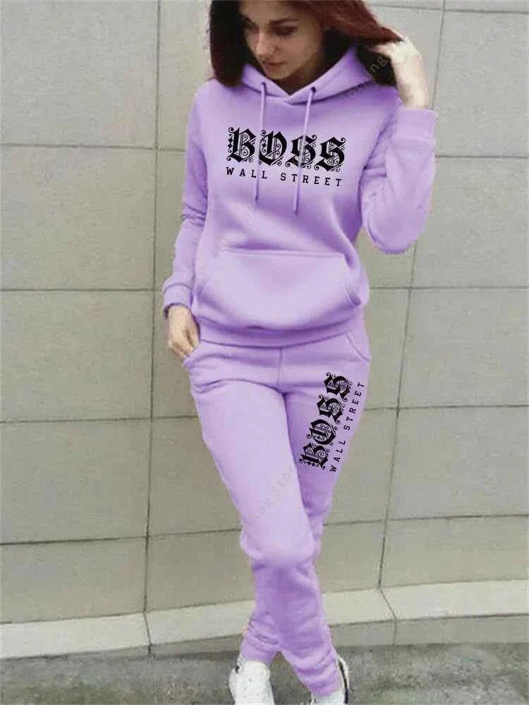Women's Luxury Hoodie & Sweatpant Tracksuit