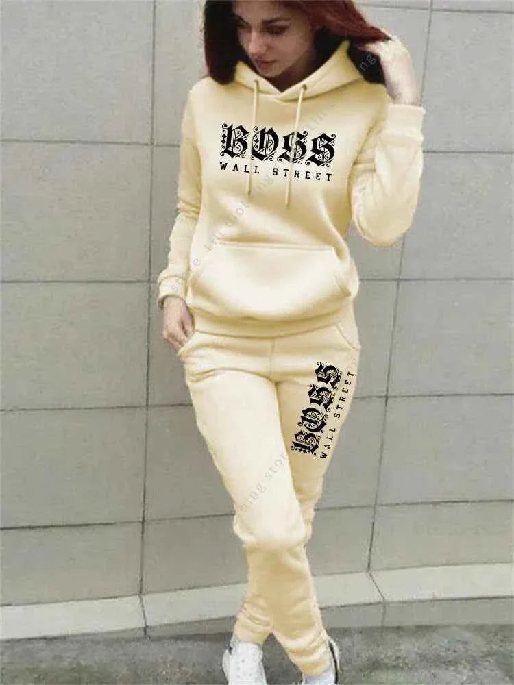 Women's Luxury Hoodie & Sweatpant Tracksuit