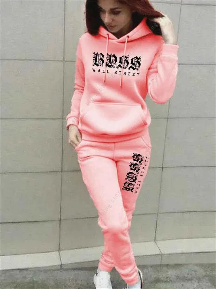 Women's Luxury Hoodie & Sweatpant Tracksuit