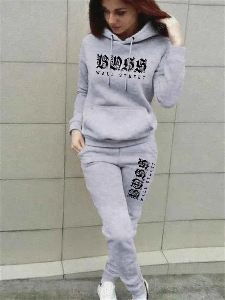 Women's Luxury Hoodie & Sweatpant Tracksuit
