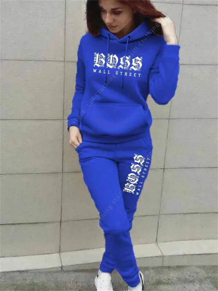 Women's Luxury Hoodie & Sweatpant Tracksuit