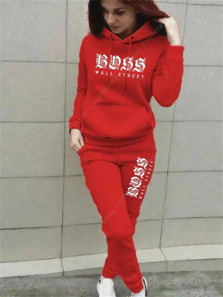 Women's Luxury Hoodie & Sweatpant Tracksuit