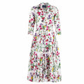 Audrey Dress #4 Fairy Tail Flower White